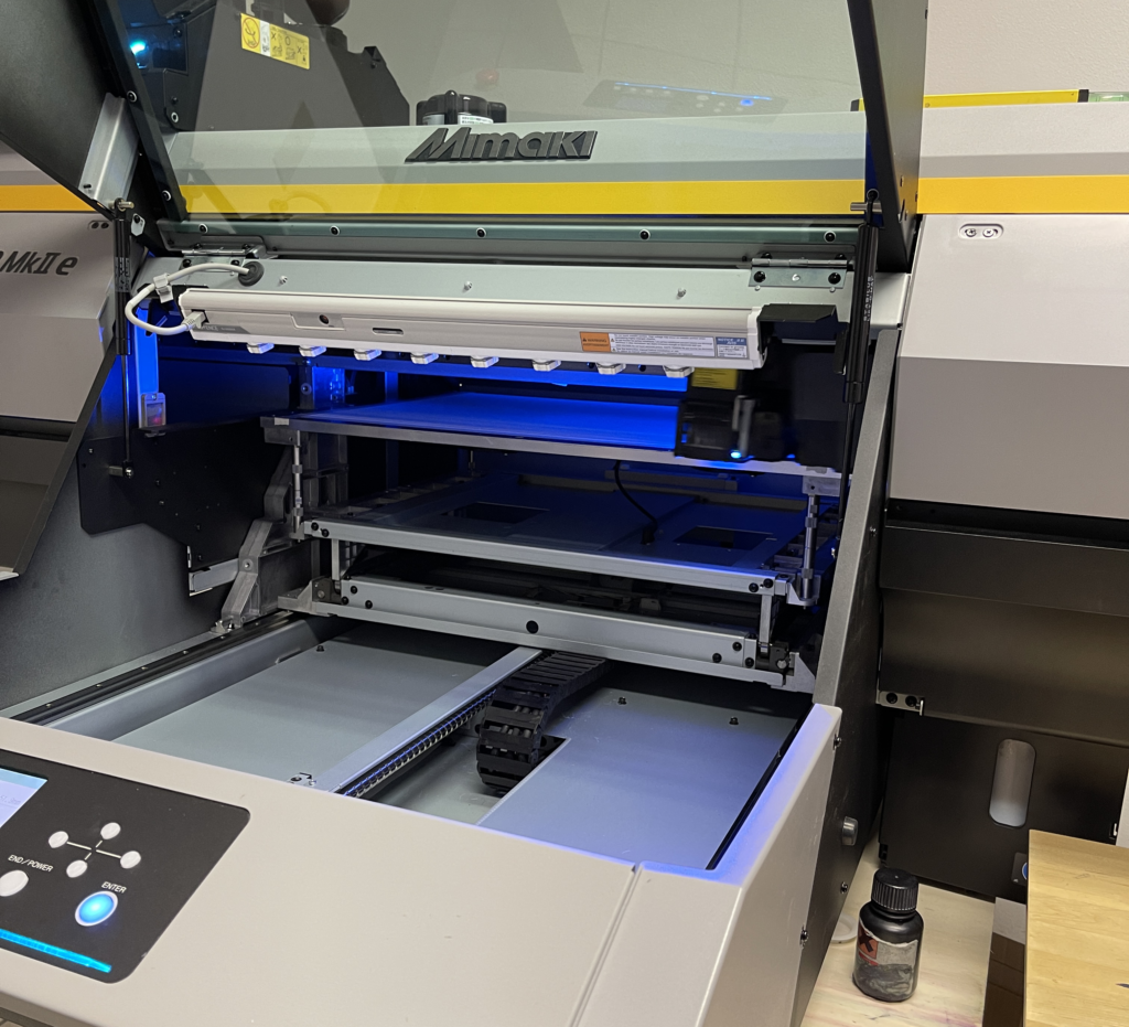 La stampante UV digitale.